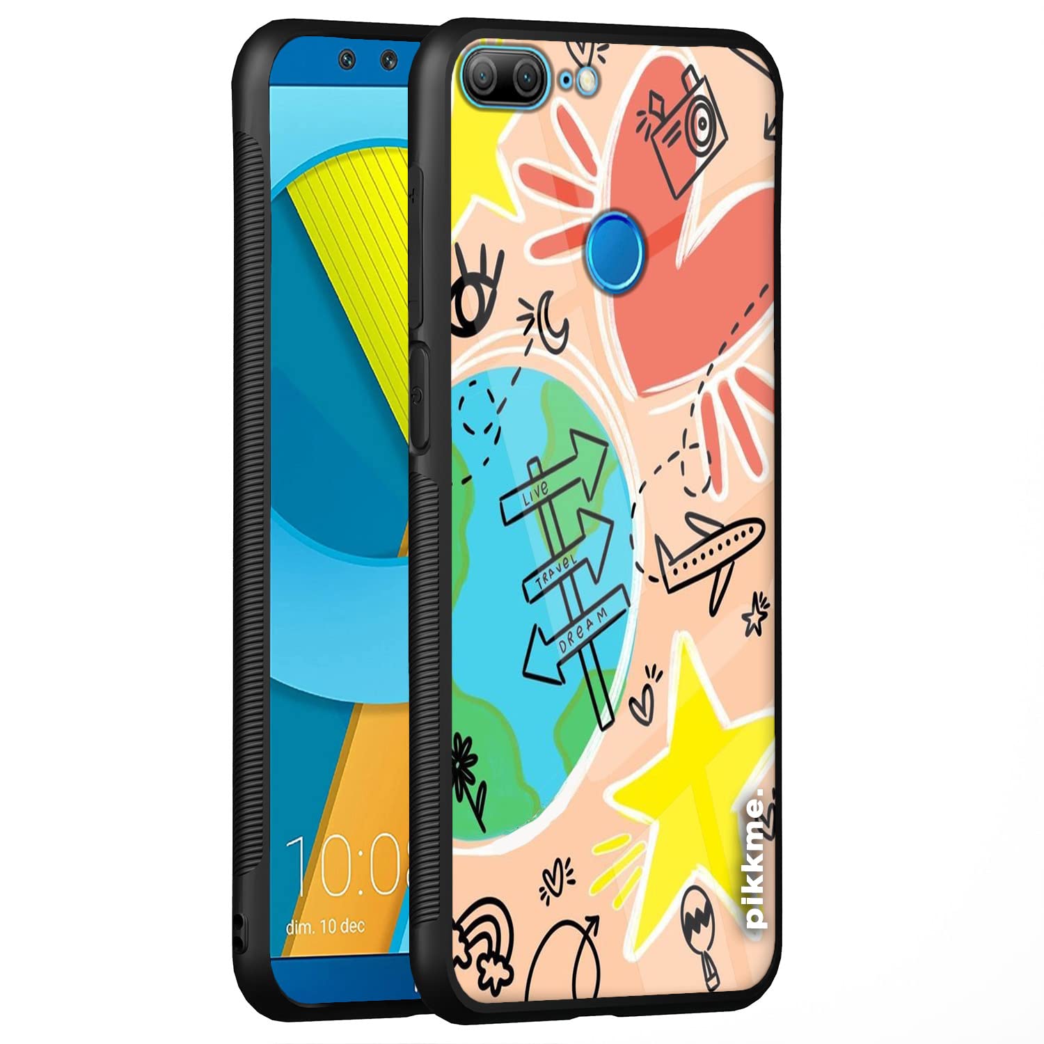 Pikkme back cover for Honor 9 Lite
