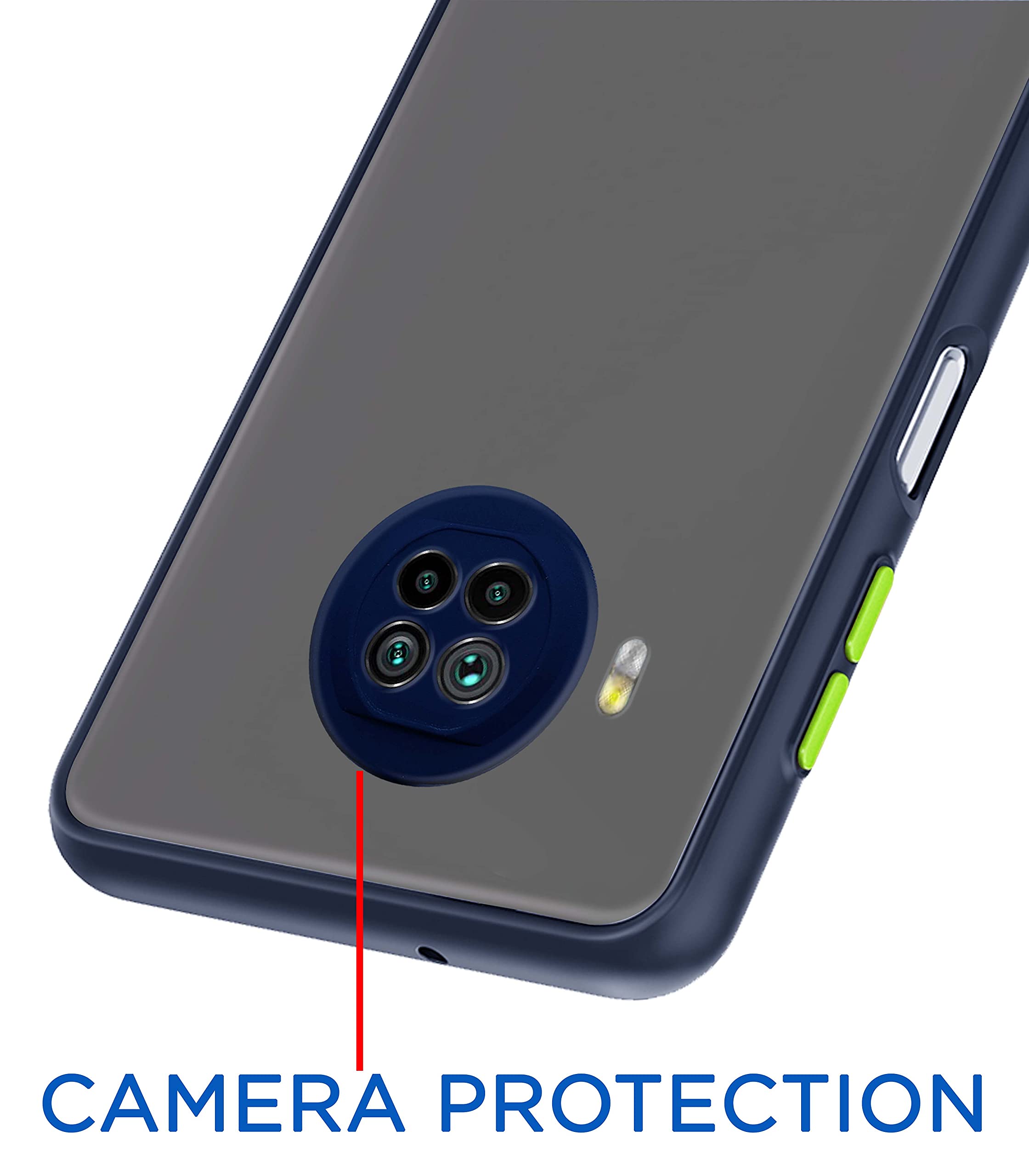 Pikkme MI 10i 5G Matte blue phone cover – photo 2