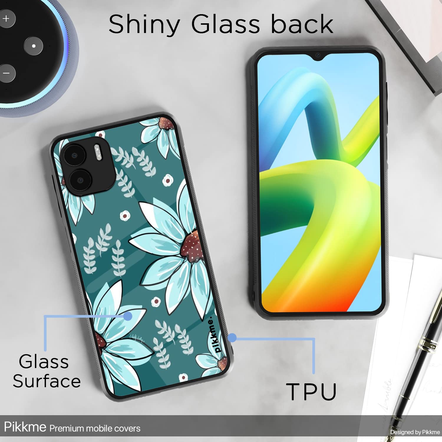 Redmi A1/A2 Flower back cover by Pikkme – photo 3