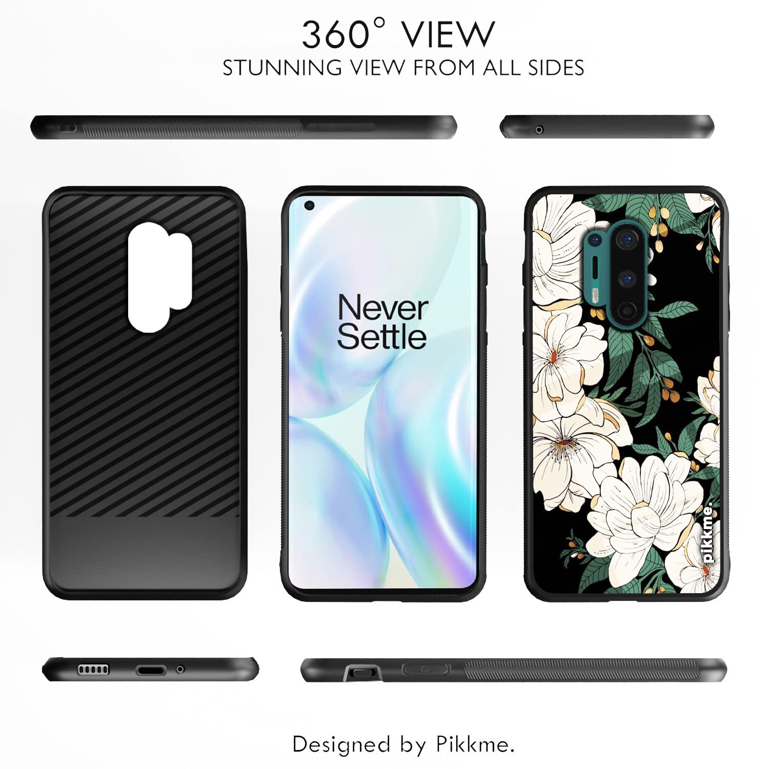 Pikkme OnePlus 8 Pro Flower mobile back cover – photo 2