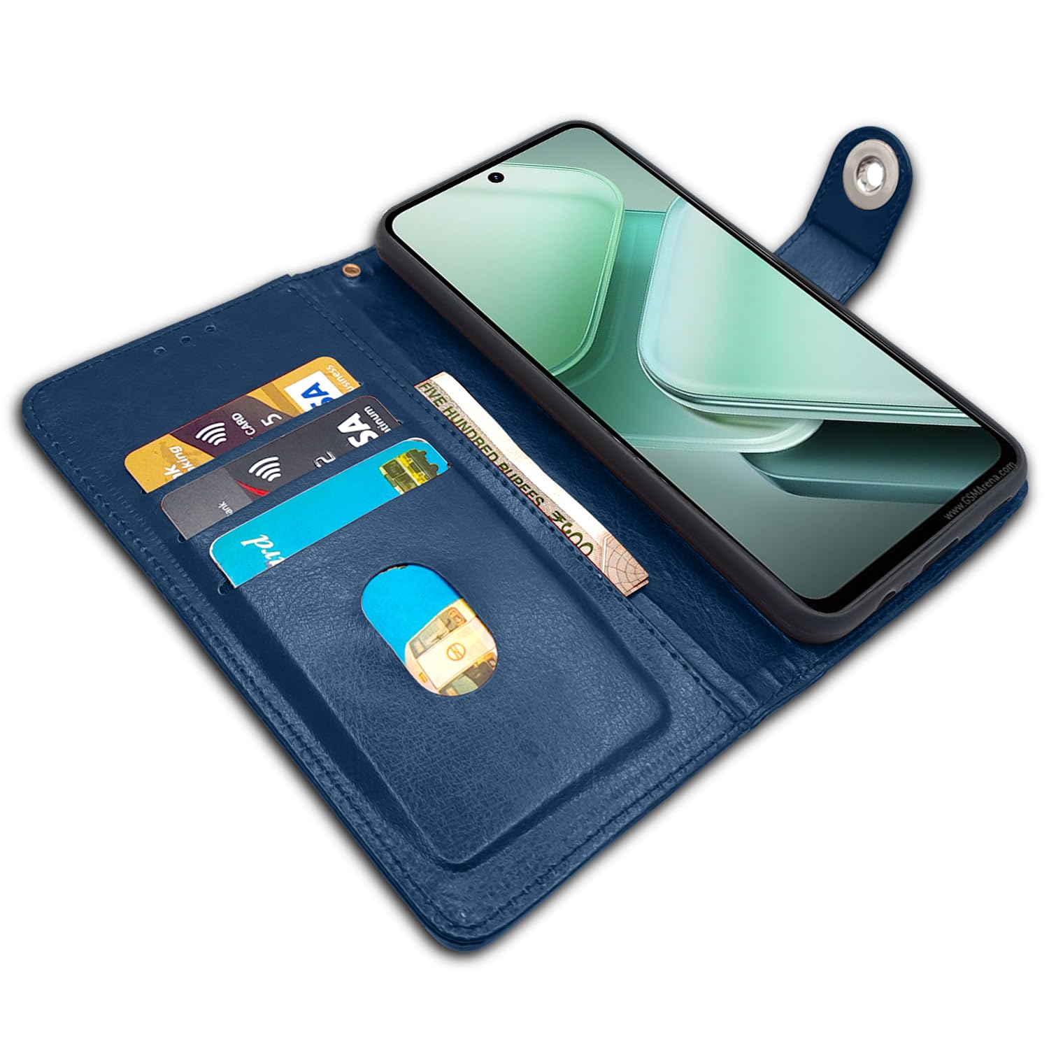 Pikkme blue flip case for iQOO Z9X 5G – photo 3