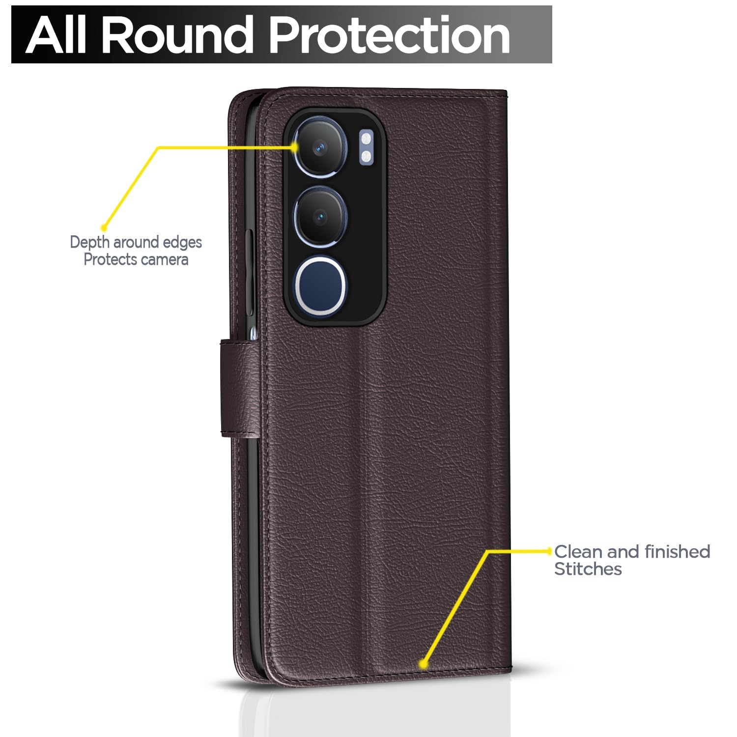 Pikkme coffee flip cover for Vivo Y19s – photo 4