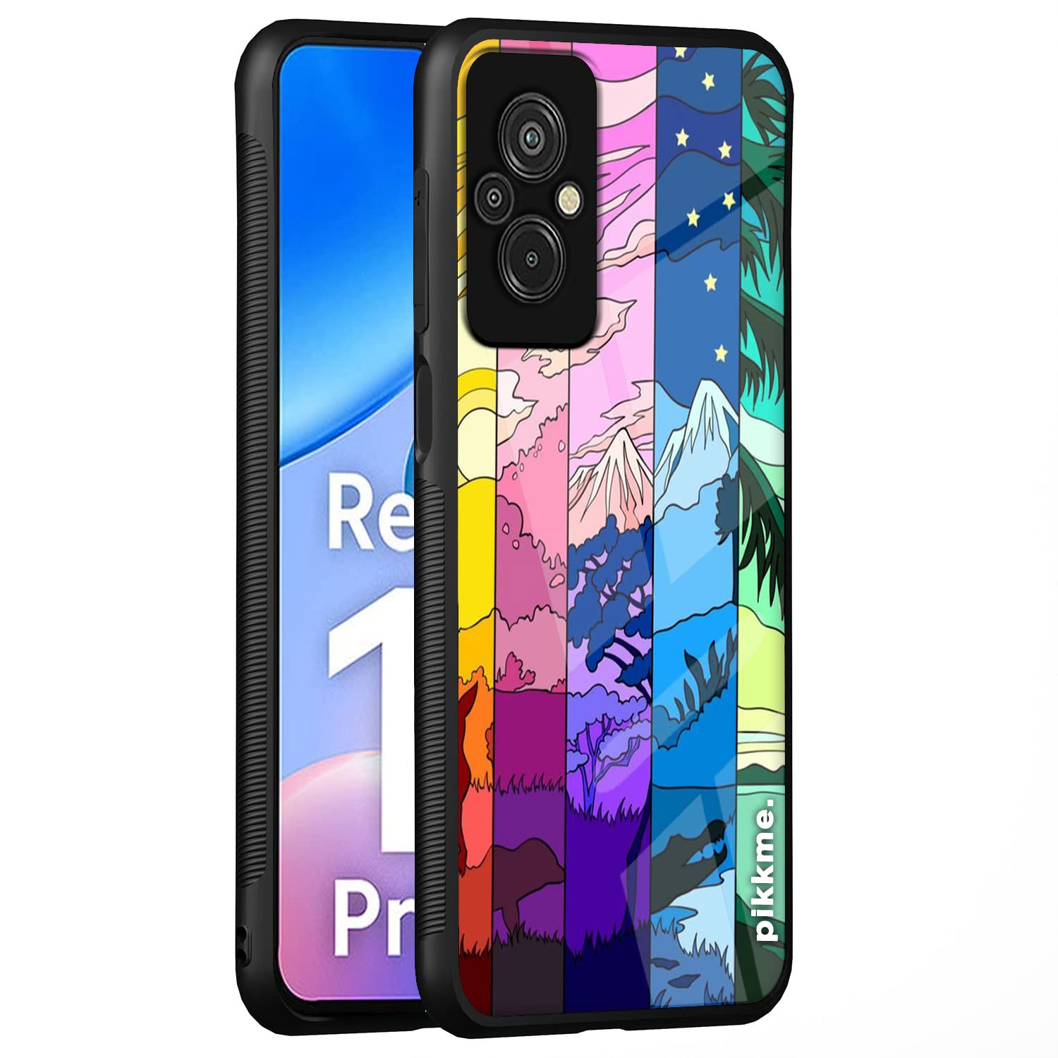 Pikkme Hybrid mobile back cover for Redmi 11 Prime 4G