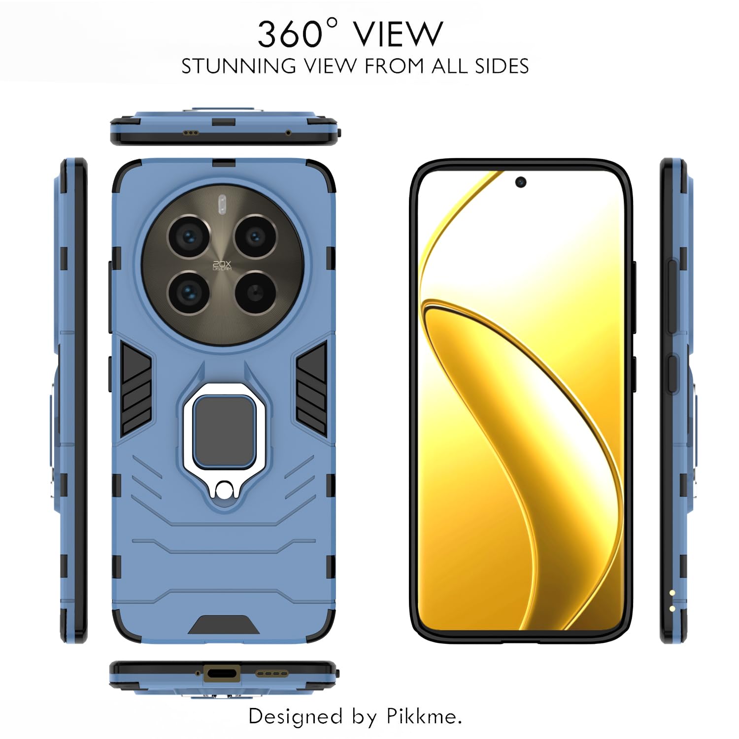 Blue phone cover for Realme 12 Pro/12 Pro Plus 5G – Pikkme – photo 3