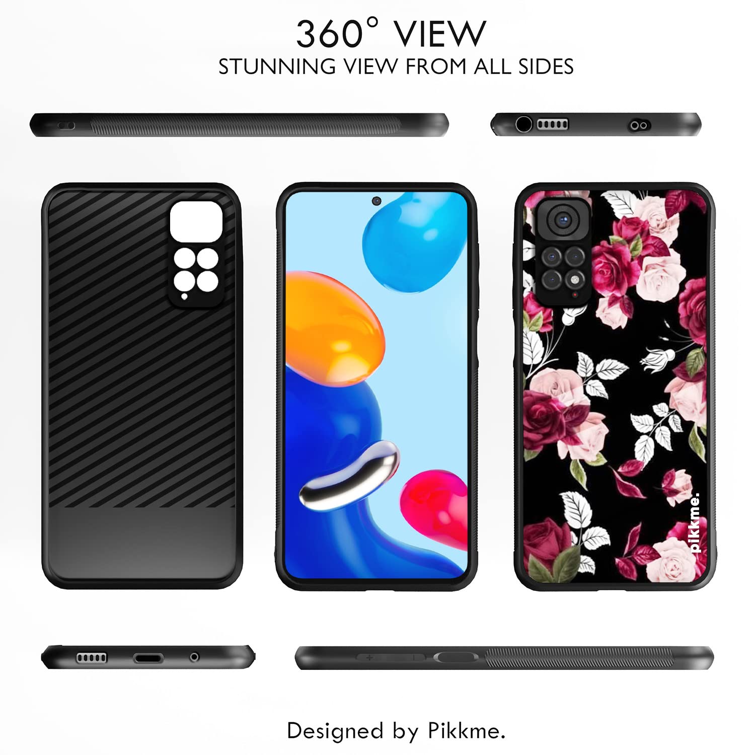 Pikkme Flower mobile back cover for Redmi Note 11/Note 11s – photo 2