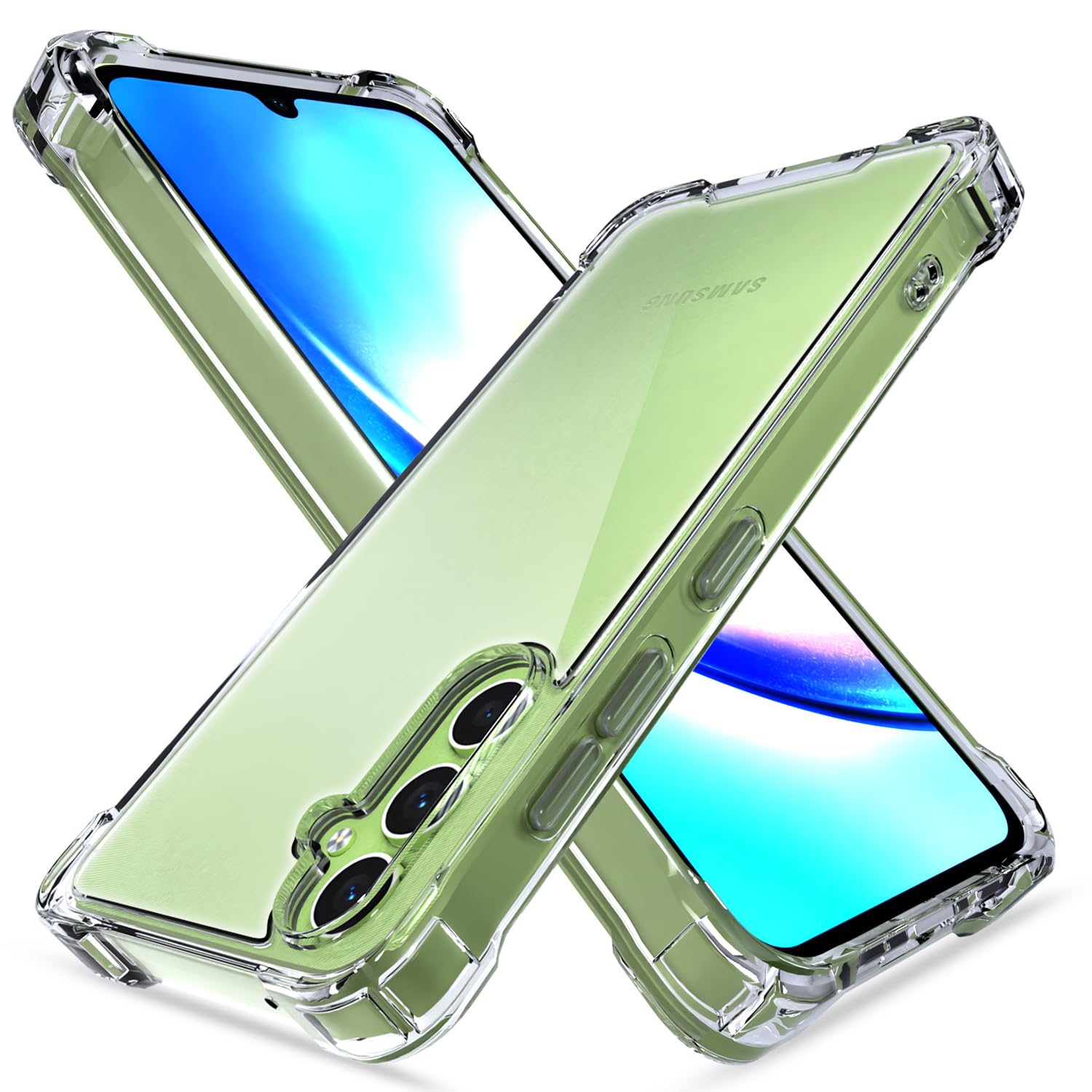 Samsung A34 5G phone cover in transparent by Pikkme