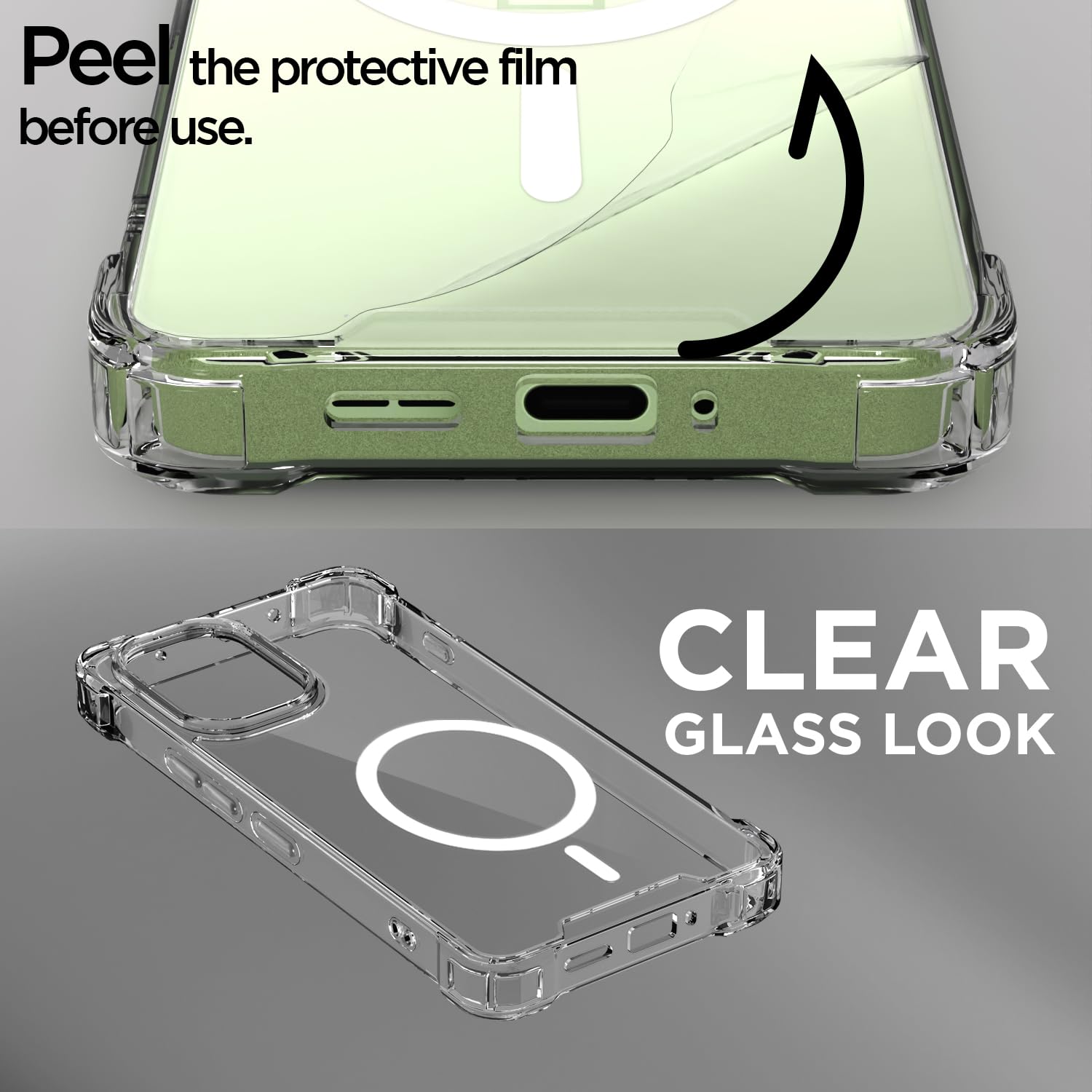 Pikkme OnePlus 15R 5G transparent mag-safe phone cover – photo 3