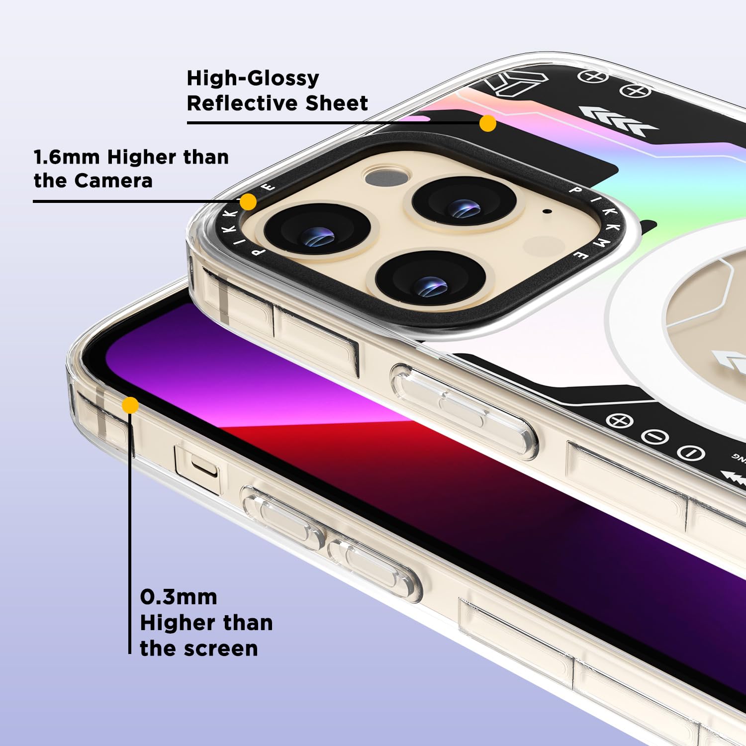 Black MagSafe phone cover for iPhone 13 Pro – Pikkme – photo 2