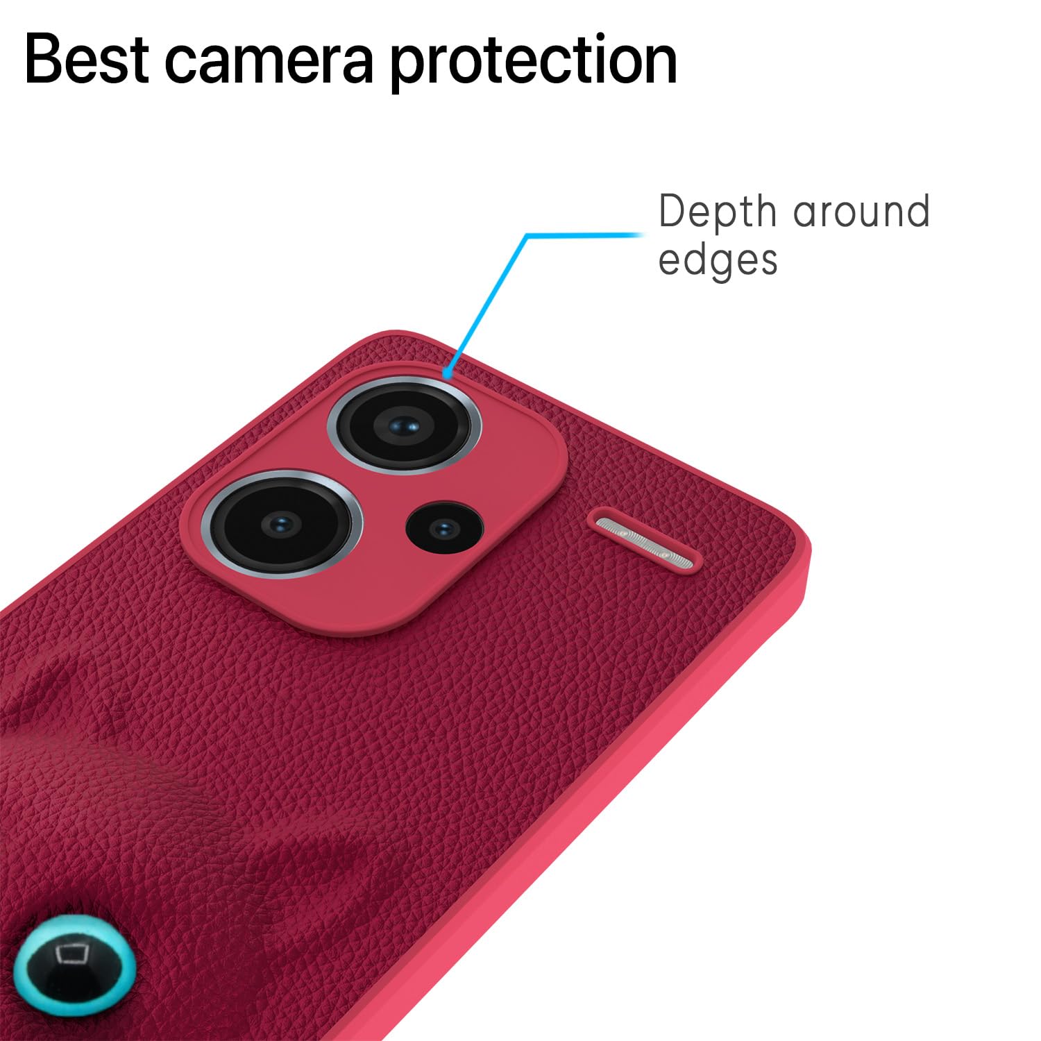 Pikkme Redmi Note 13 Pro Plus 5G Kitty Back Cover (Pink)