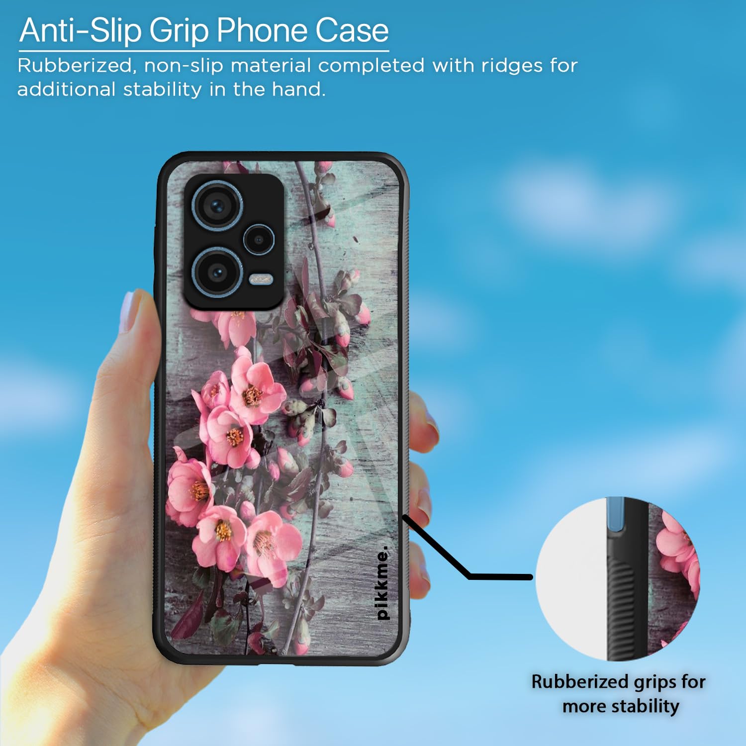 Pikkme Flower mobile back cover for Redmi Note 12 Pro Plus 5G – photo 5