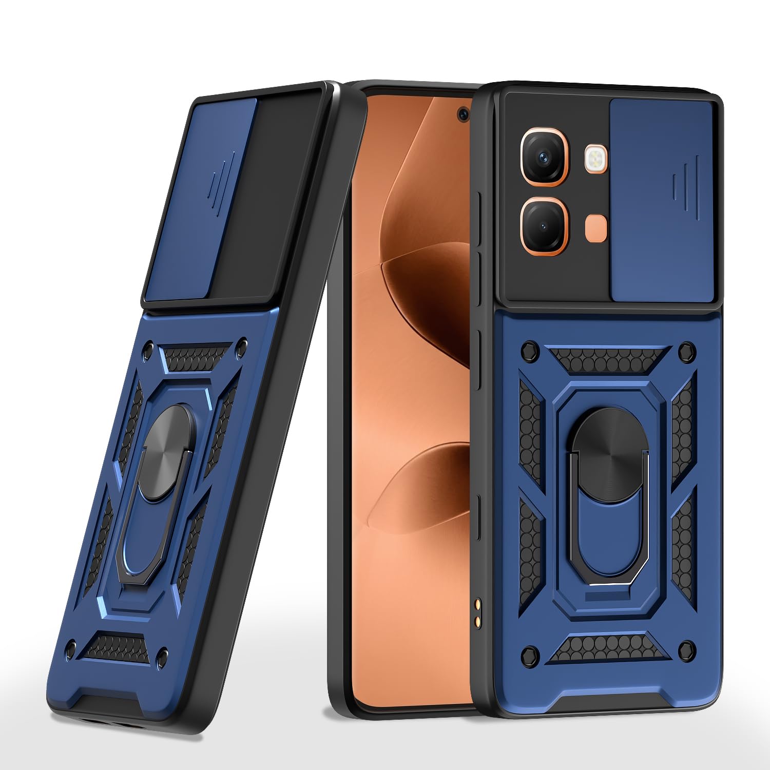 Blue phone cover for Infinix Note Edge 5G/360 – Pikkme