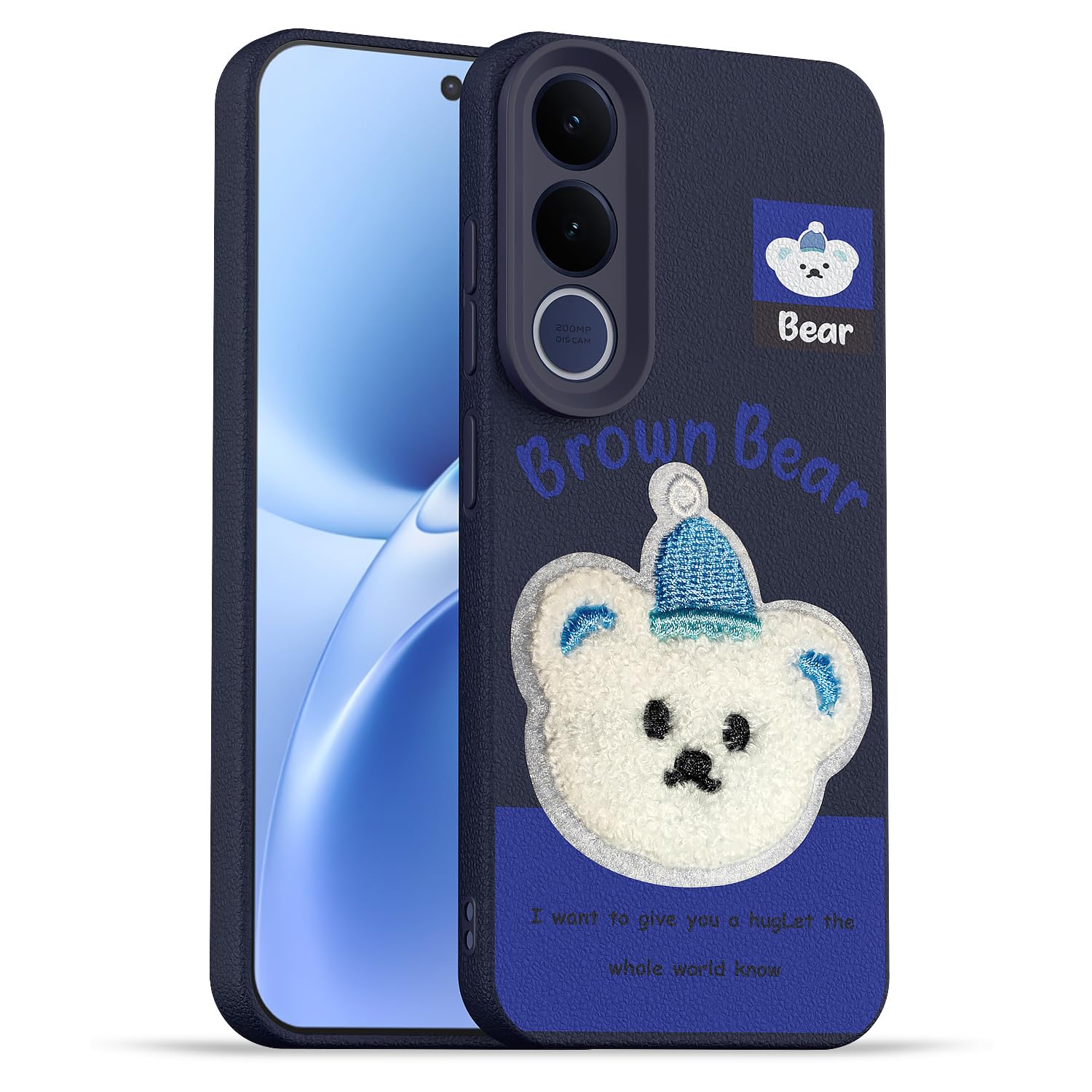 Vivo V70 FE 5G mobile back cover in blue by Pikkme