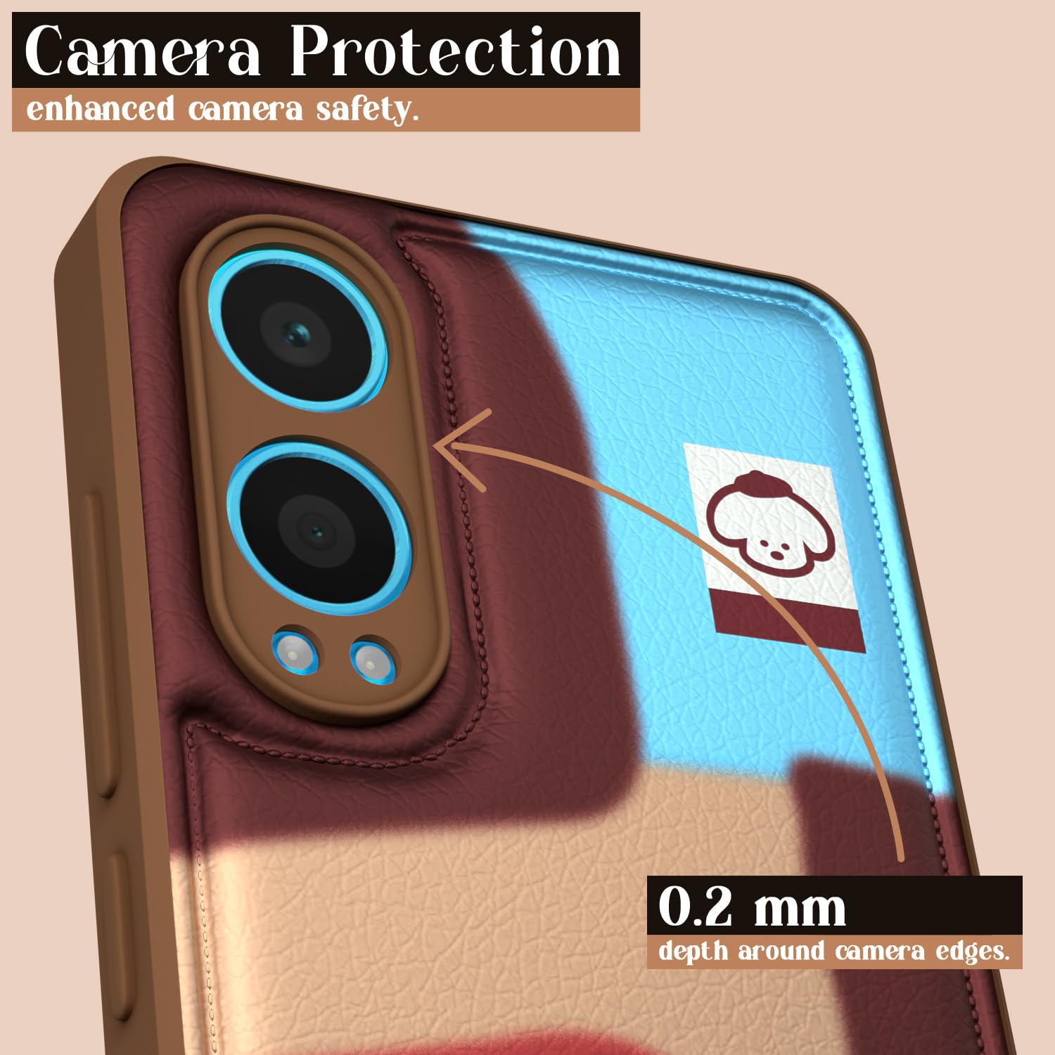 Pikkme OnePlus Nord Ce 4 Lite 5G Cute Girlish Dog Series Back Cover (Design3)