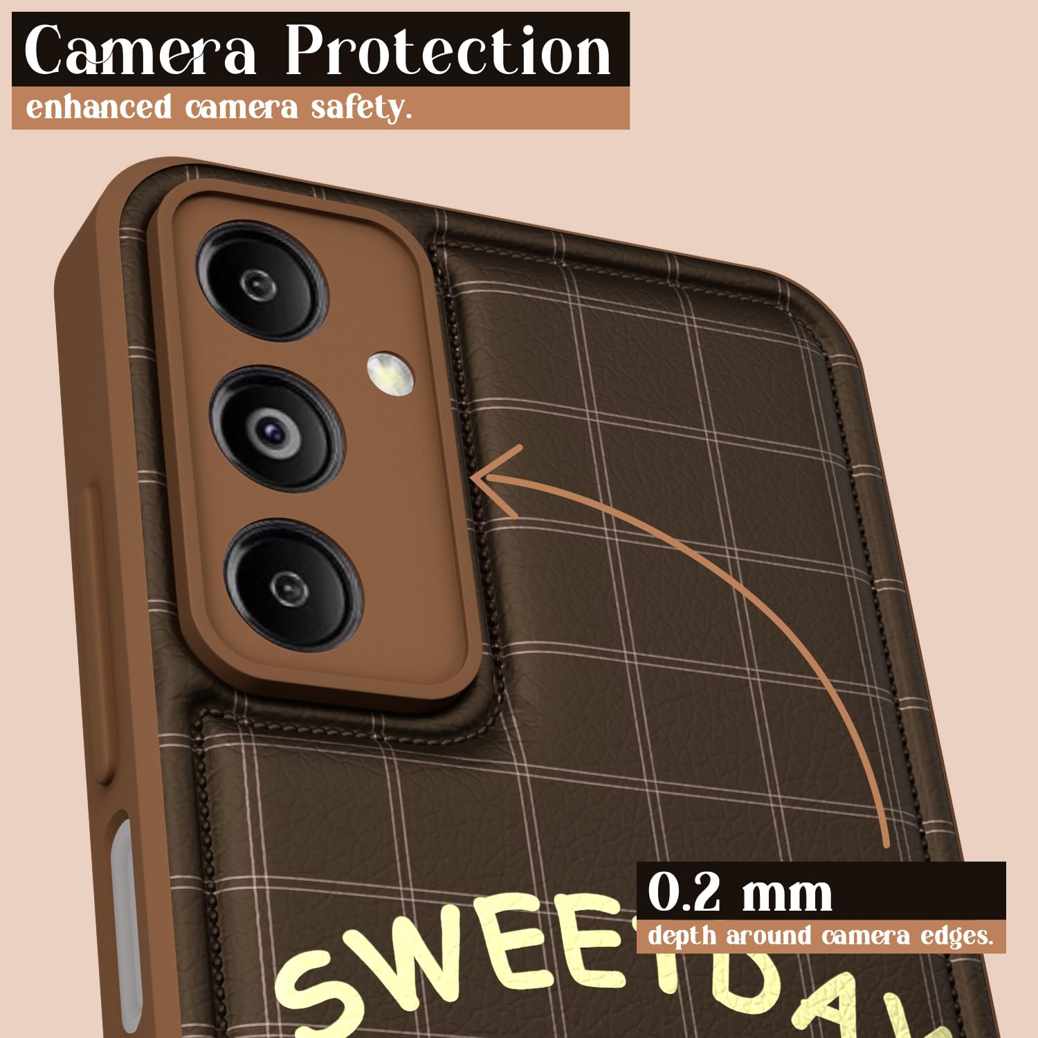 Pikkme Samsung Galaxy M14 5G Cute Girlish Dog Series Back Cover (Design1)