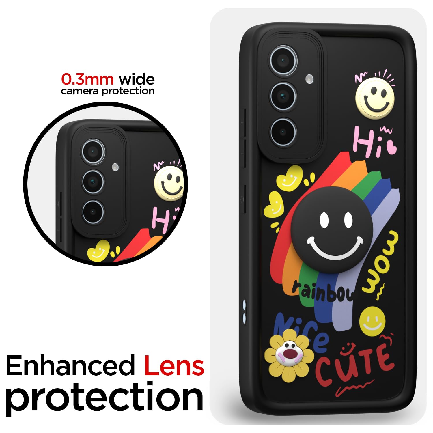 Black Soft Silicone mobile cover for Samsung A35 5G – Pikkme – photo 5