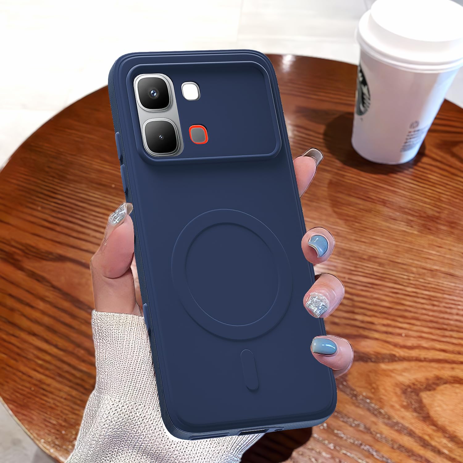 Pikkme blue mobile back cover for Infinix Note Edge 5G – photo 7