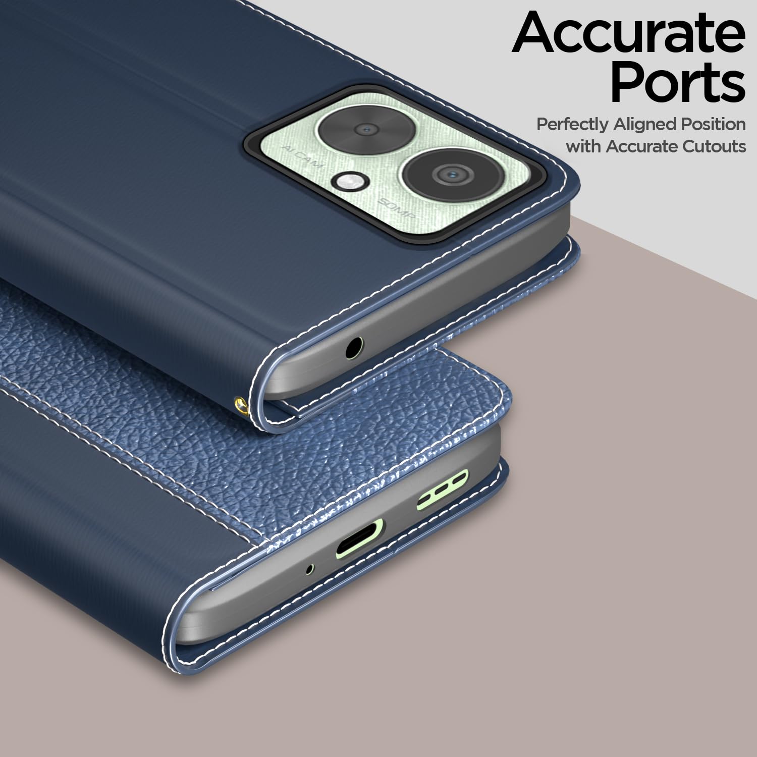 Blue Wallet flip case for Redmi 13C 5G – Pikkme – photo 2