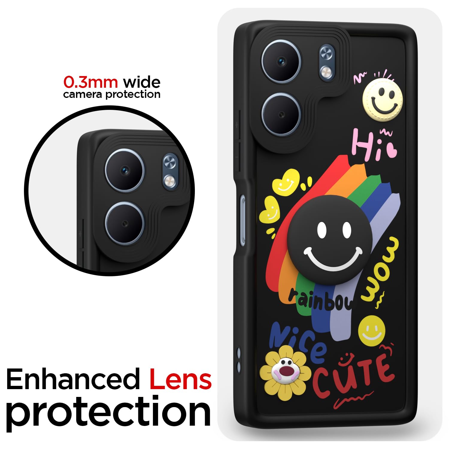 Pikkme Oppo A5x Soft Silicone black phone cover – photo 5