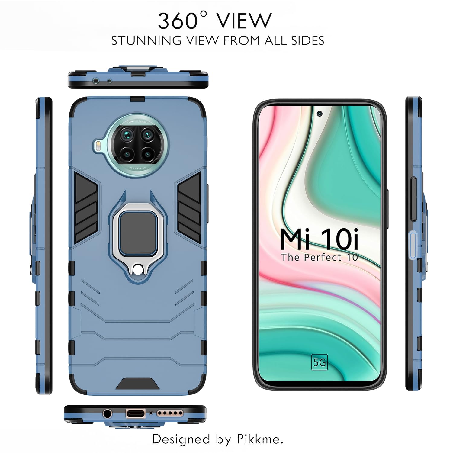 Pikkme blue back cover for MI 10i 5G – photo 3