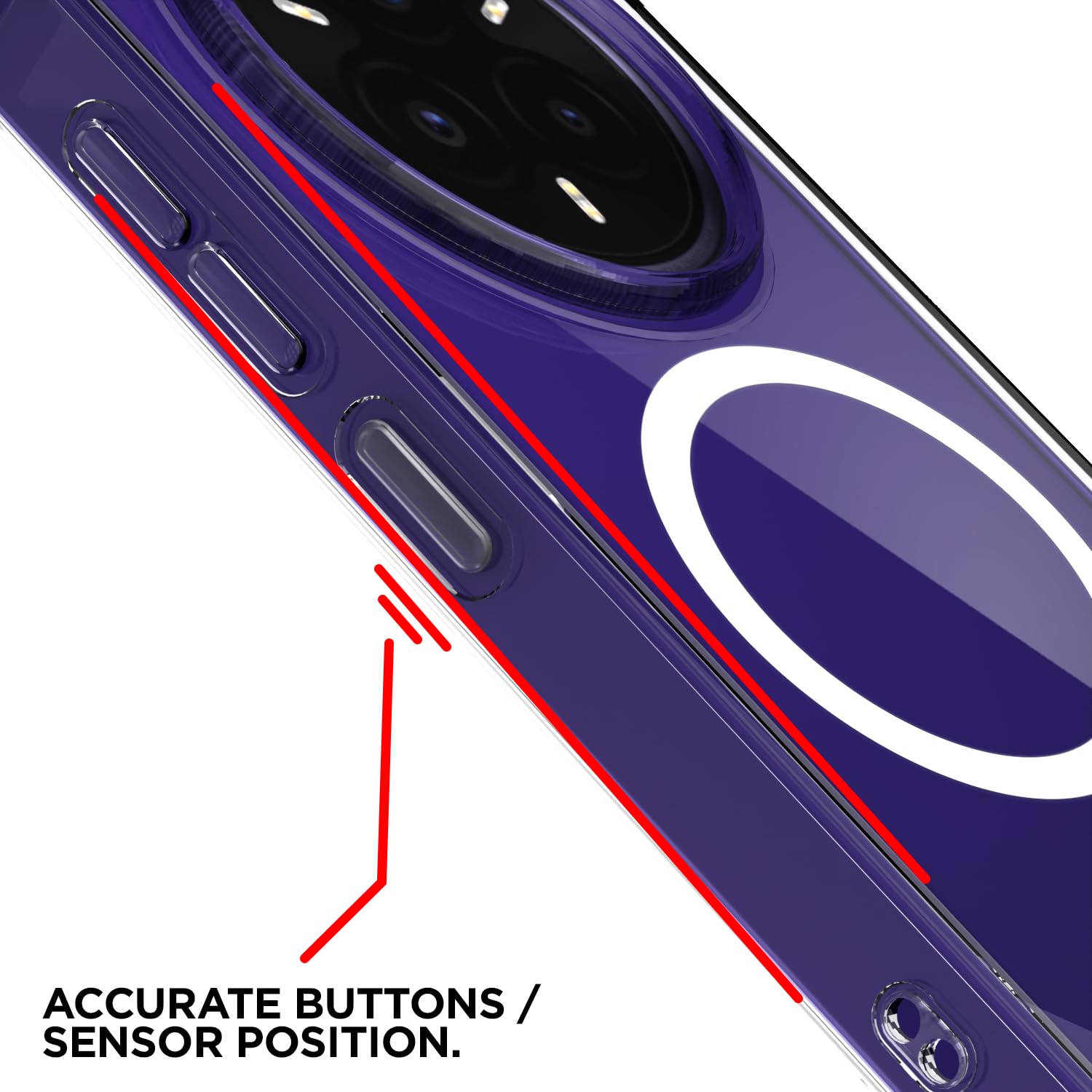 Pikkme Realme 14 Pro Plus 5G transparent mag-safe mobile back cover – photo 6