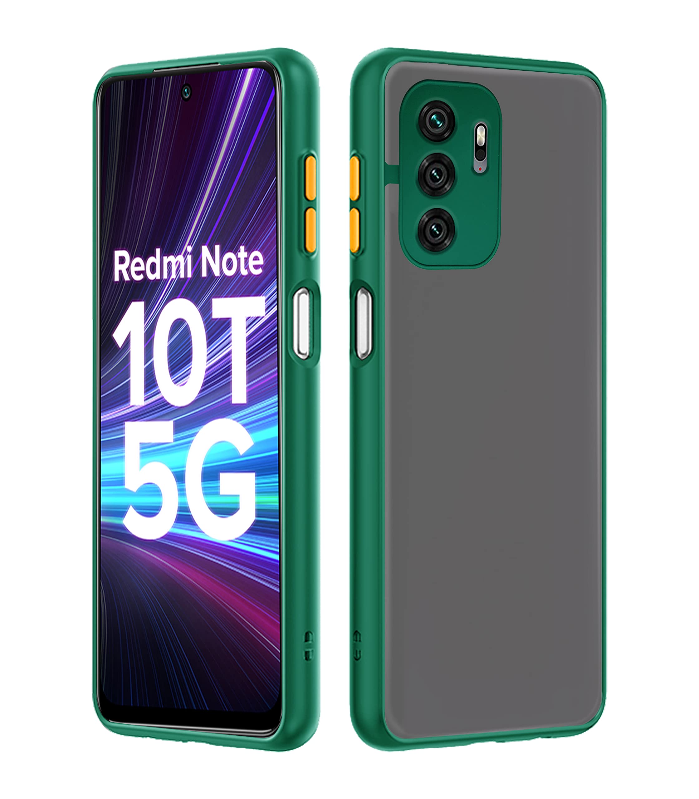 Pikkme Redmi Note 10T/Poco M3 Pro 5G green mobile back cover