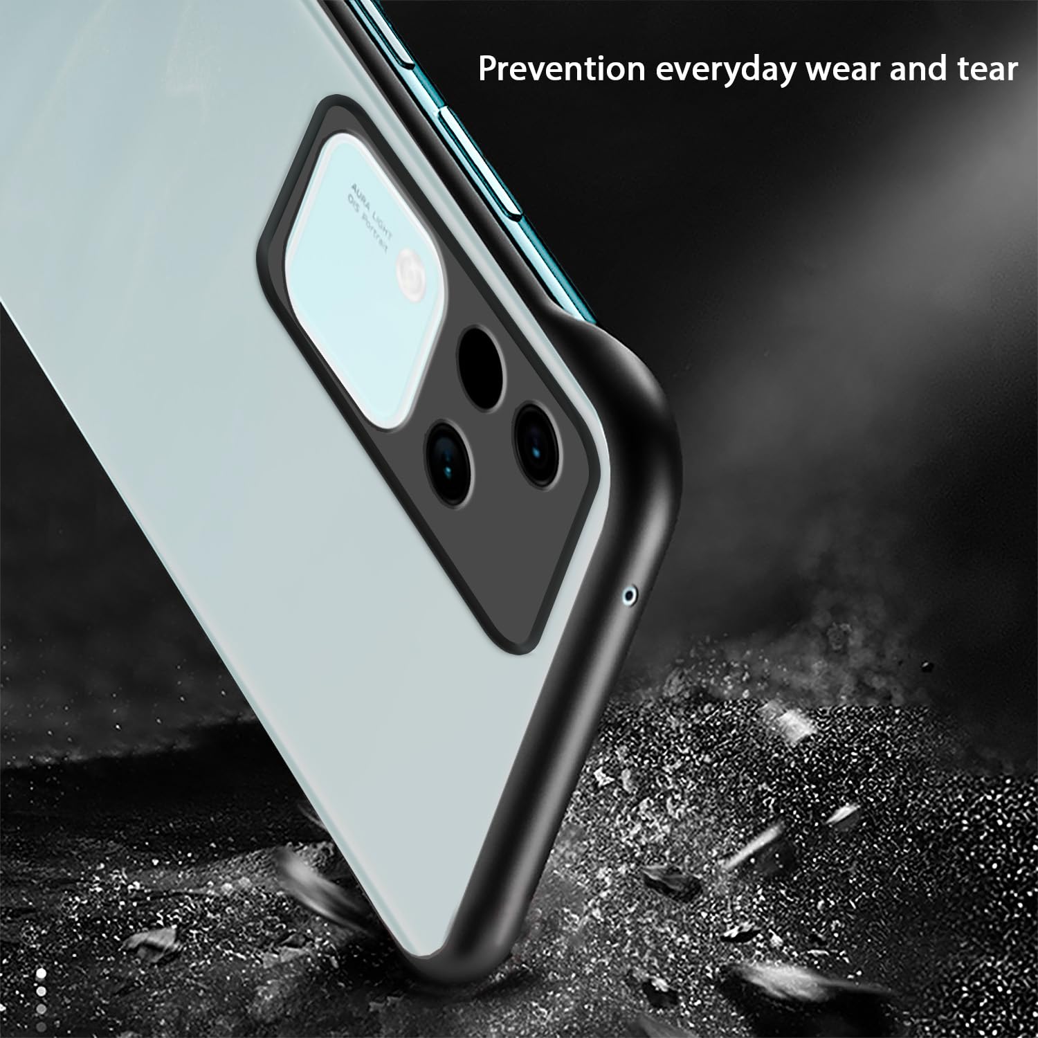 Pikkme Vivo V30/V30 Pro 5G Frameless black mobile back cover – photo 4