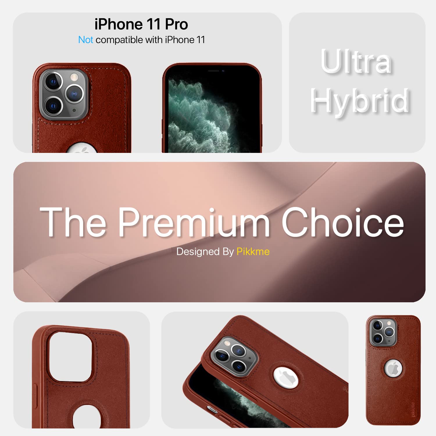 Brown mobile back cover for iPhone 11 Pro – Pikkme – photo 3