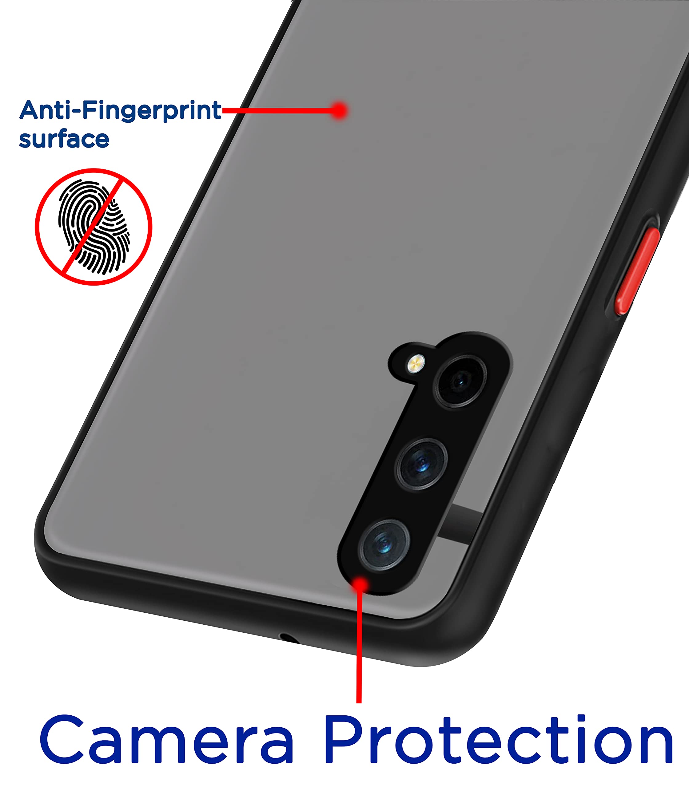 Black Matte phone cover for OnePlus Nord CE 5G – Pikkme – photo 2