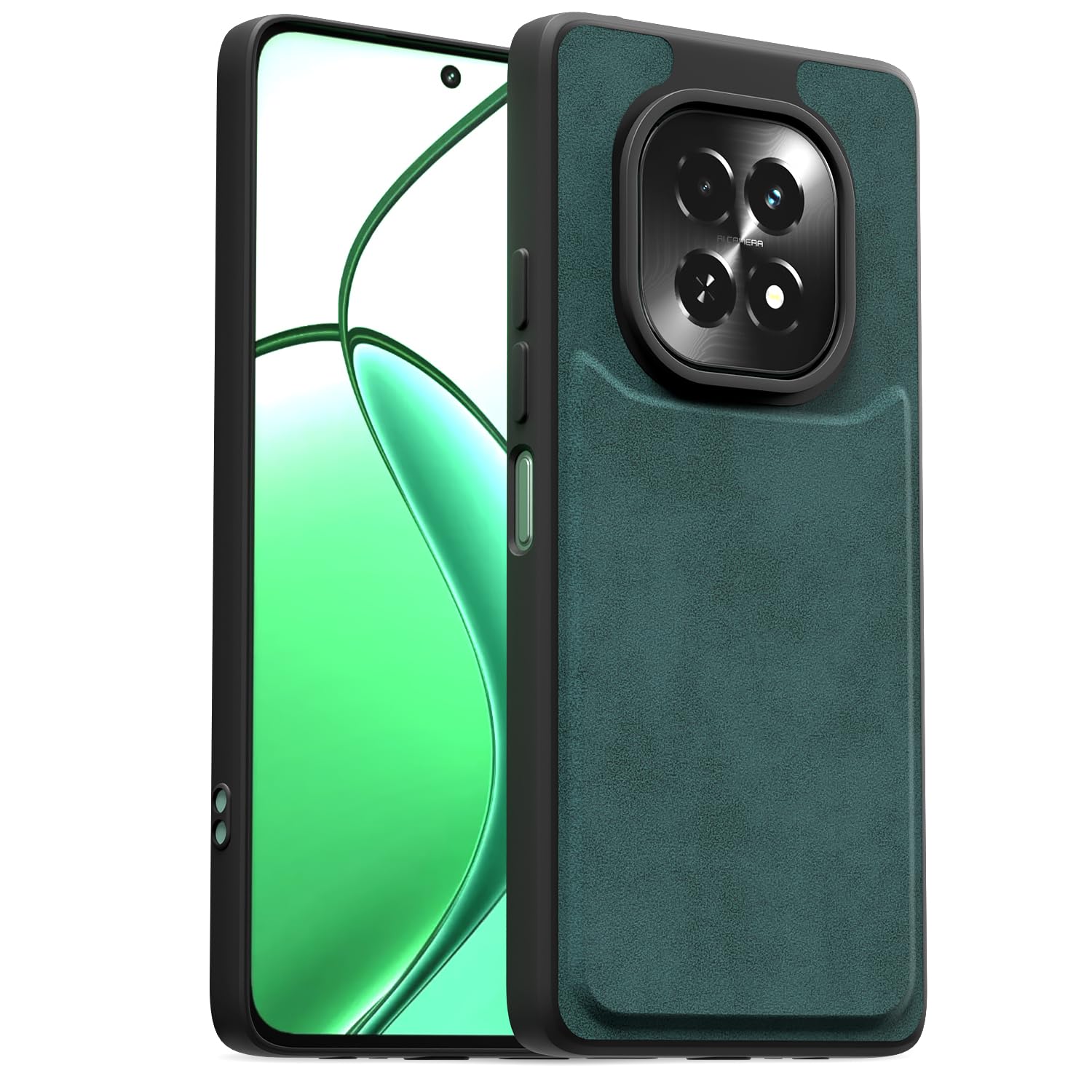 Pikkme Realme C63 5G green mobile cover