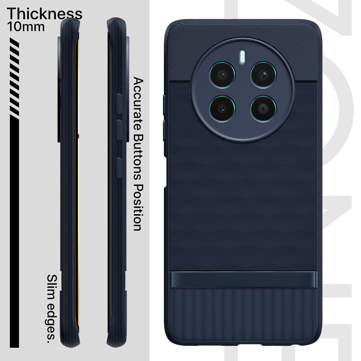 Pikkme Realme 12 Plus 5G / P1 5G / Narzo 70 5G / 70 Pro 5G Gencase Back Cover (Blue)