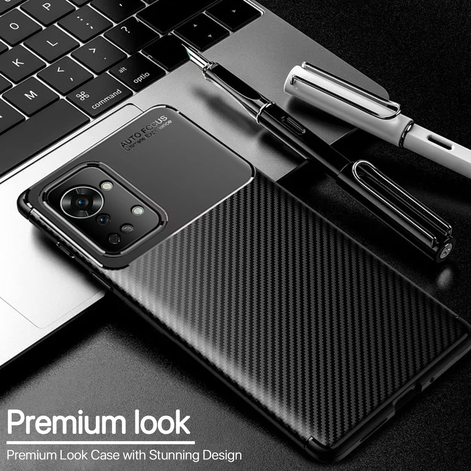 Black back cover for OnePlus Nord 2T 5G – Pikkme – photo 3