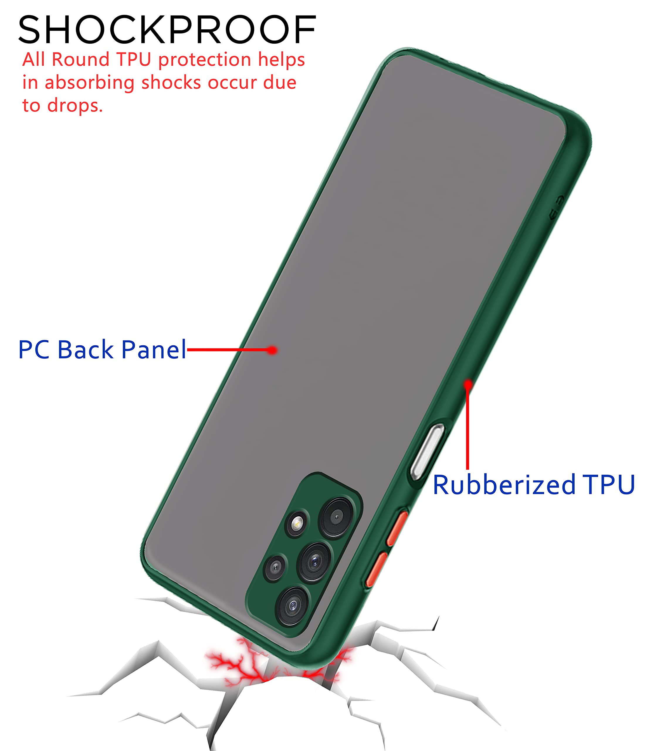 Pikkme green phone cover for Samsung A13 4G – photo 3