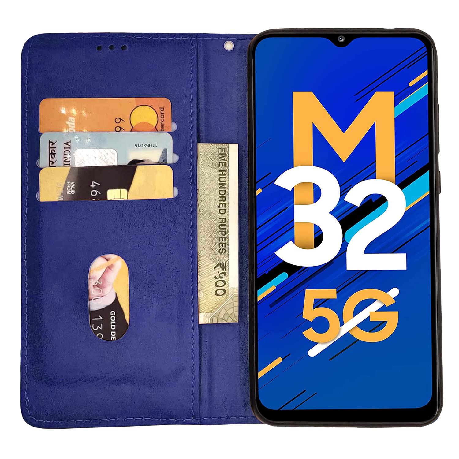 Blue Wallet flip cover for Samsung M32/A32 5G – Pikkme – photo 2