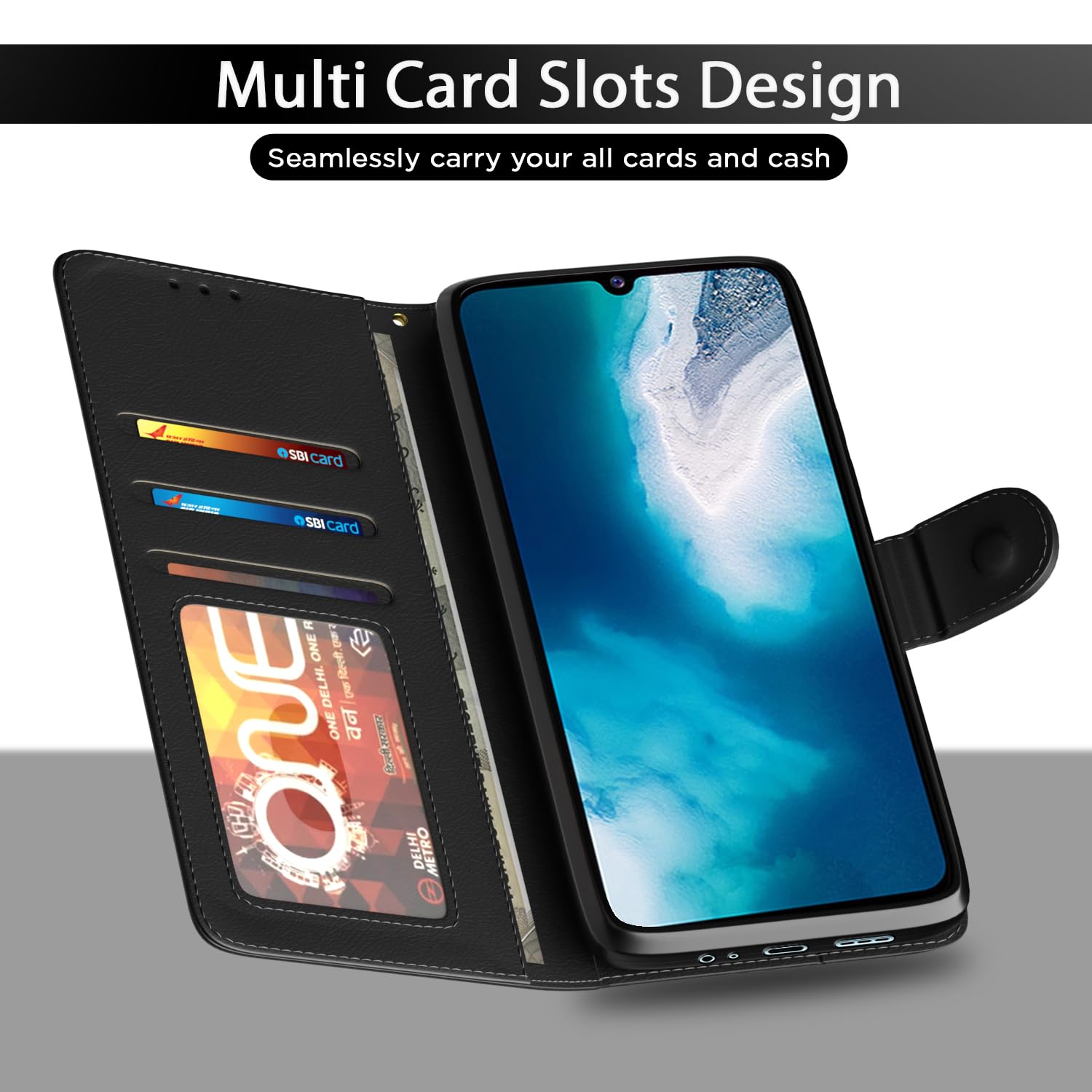 Black flip case for Vivo V20 SE – Pikkme – photo 5