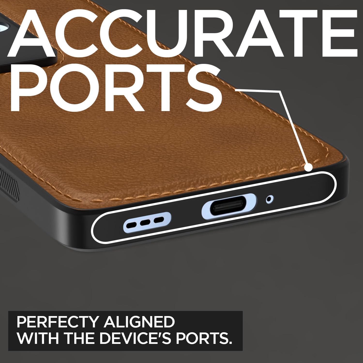 Pikkme Oppo F25 Pro 5G Leatherback Back Case | Brown