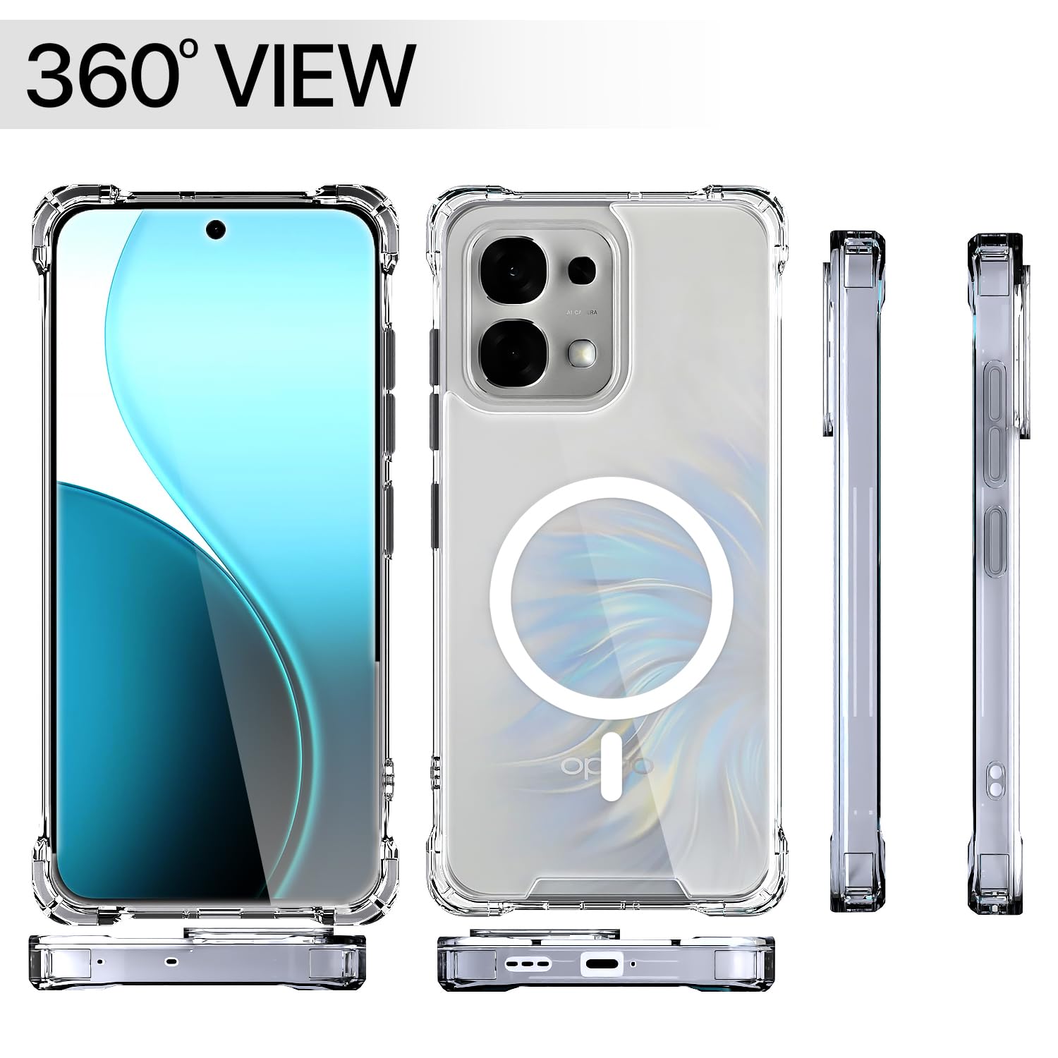 Pikkme transparent mag-safe mobile back cover for Oppo F31/F33 5G – photo 7