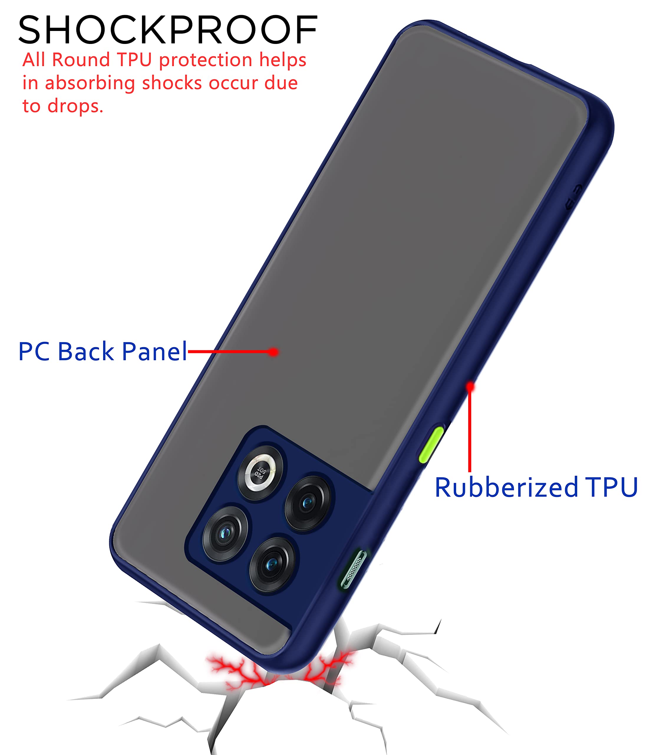 Pikkme OnePlus 10 Pro 5G/1 blue mobile back cover – photo 4