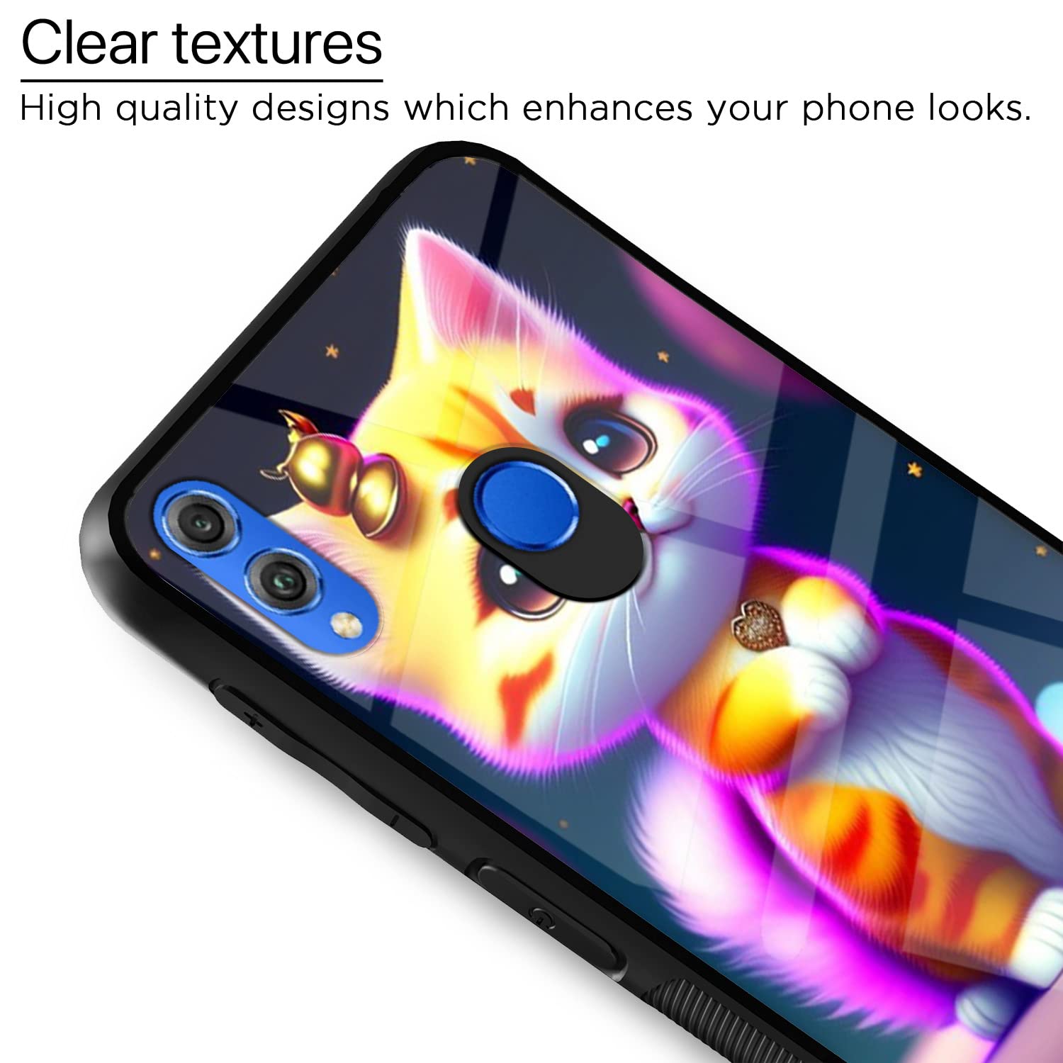 Pikkme Cat mobile back cover for Honor 8X – photo 4