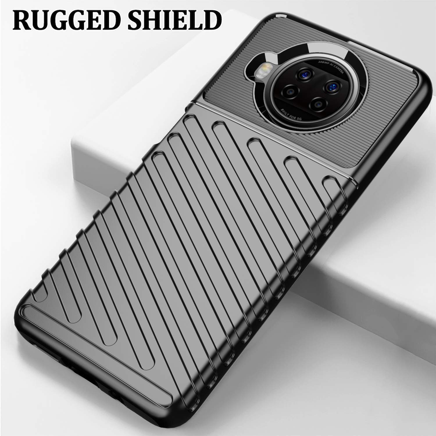 Black Matte mobile back cover for Mi 10i – Pikkme – photo 2