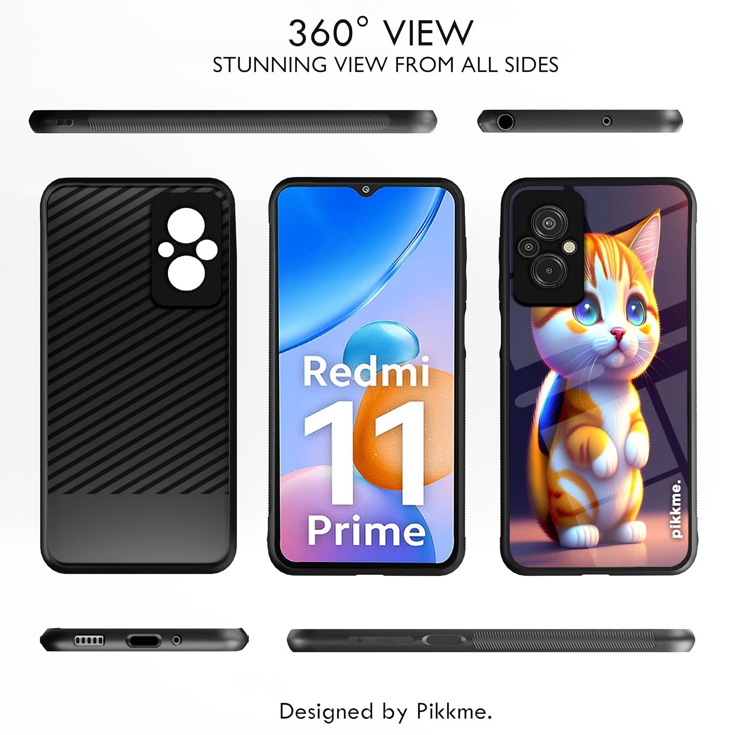 Cat Back cover for Redmi 11 Prime 4G – Pikkme – photo 2