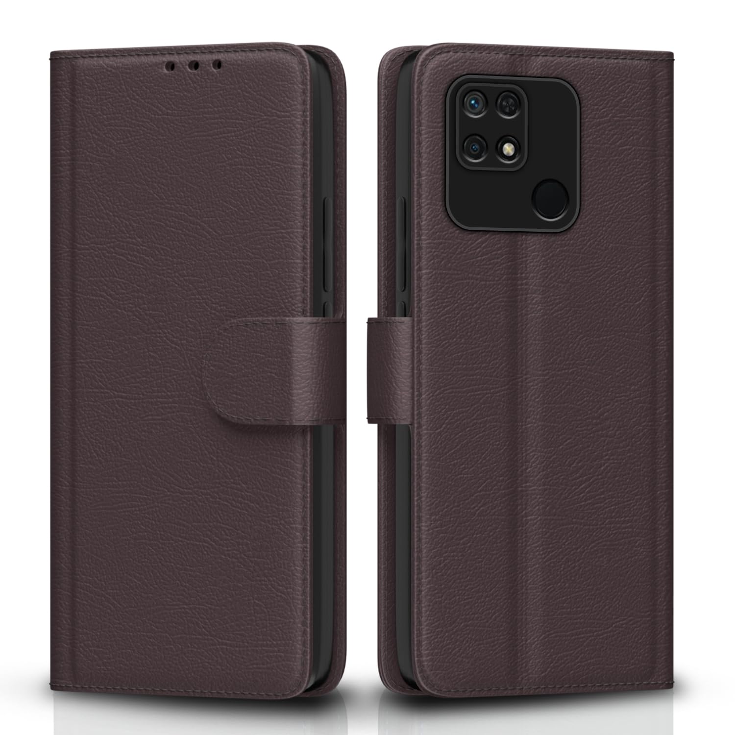 Redmi 10/10 Power flip case in coffee by Pikkme