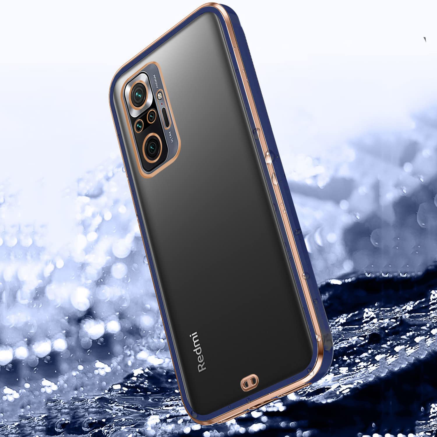 Pikkme blue Chrome mobile back cover for Redmi Note 10 Pro/Note 10 Pro Max – photo 2