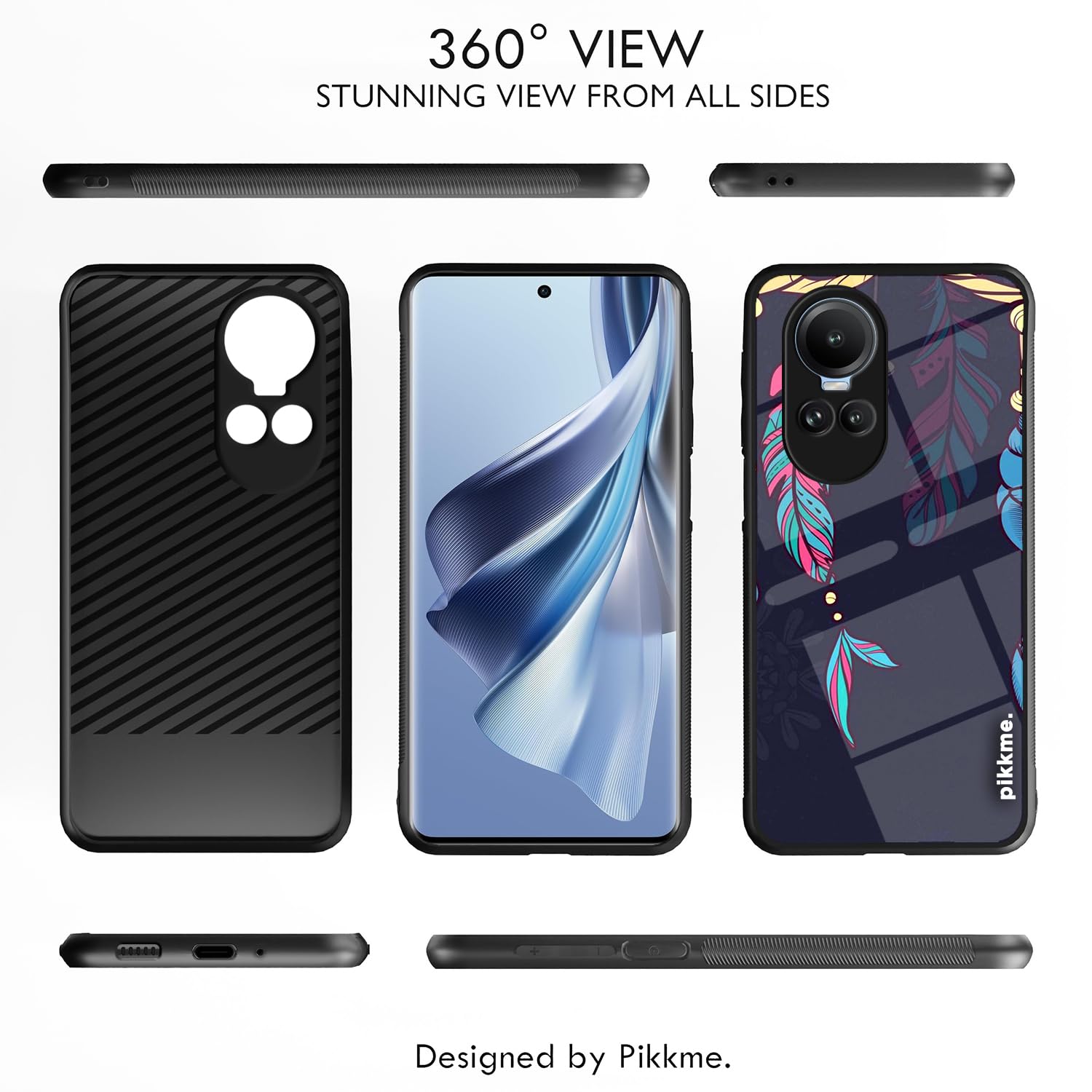 Pikkme Flower mobile cover for Oppo Reno 10 Pro 5G – photo 2