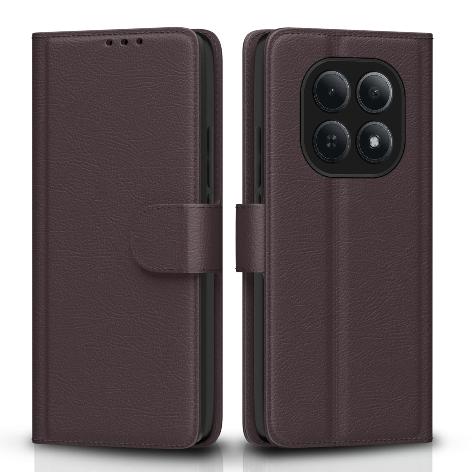 Coffee wallet flip cover for Redmi Note 15 5G – Pikkme