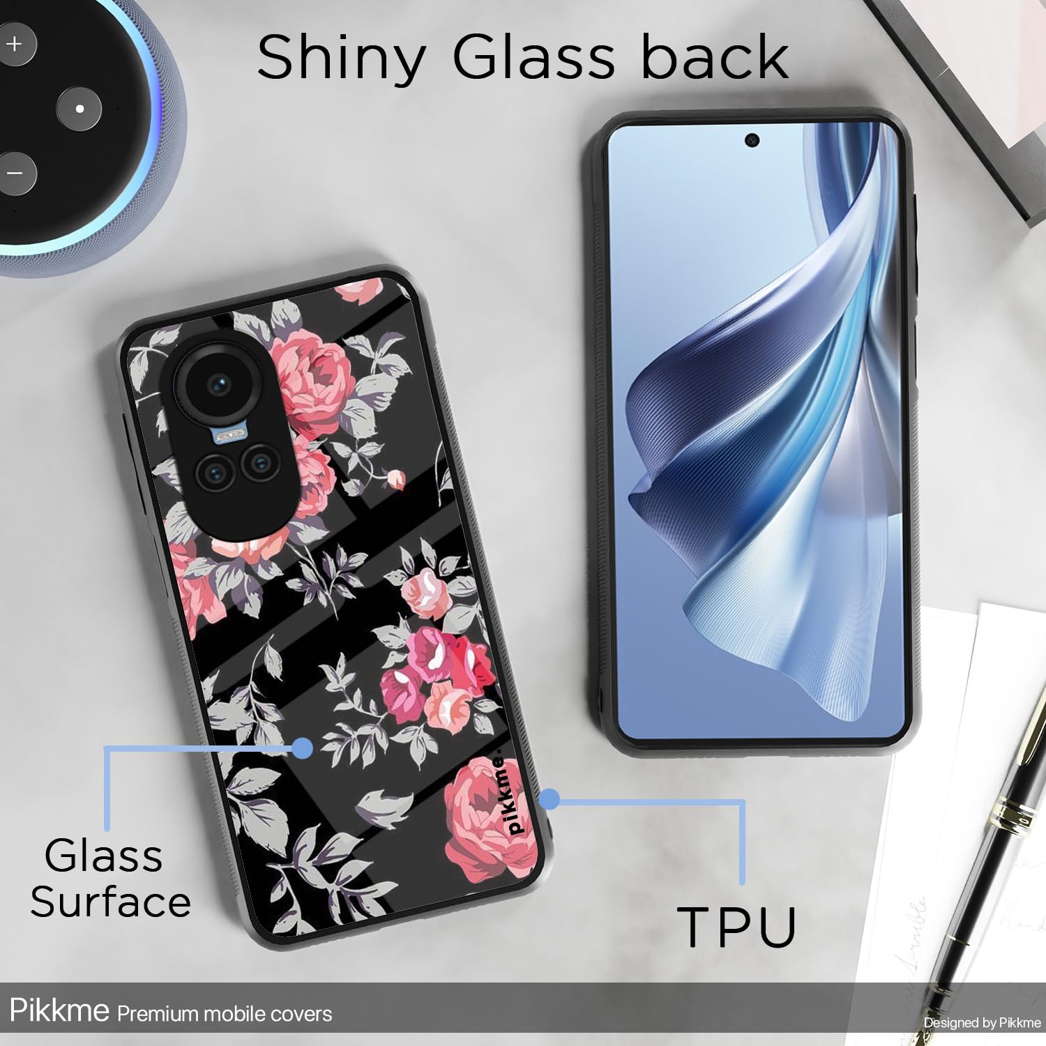 Pikkme Oppo Reno 10 5G Flower mobile back cover – photo 3