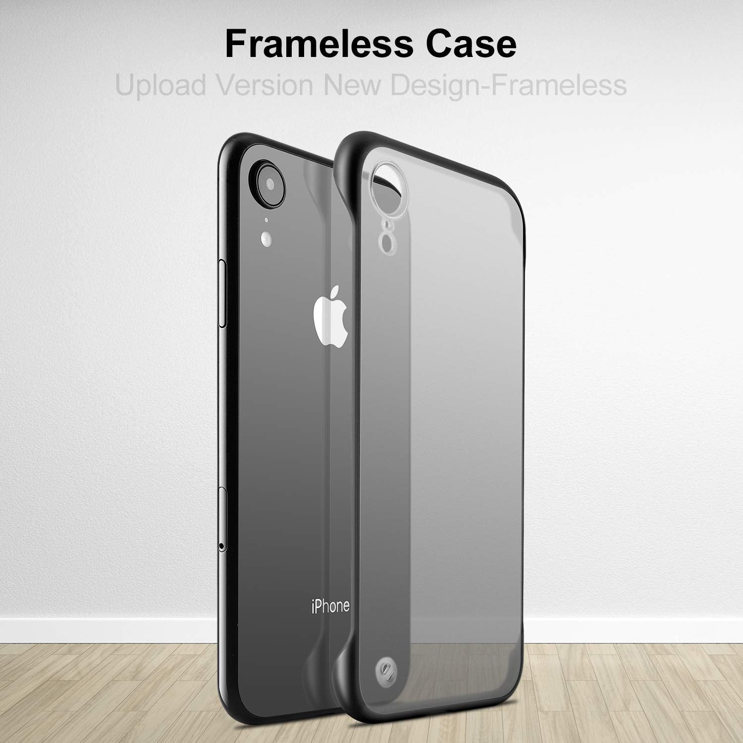 Pikkme iPhone XR Frameless black mobile back cover – photo 3
