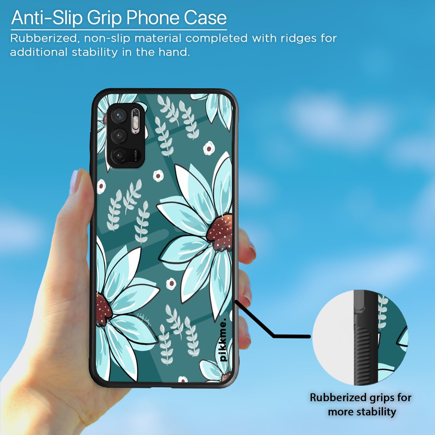 Redmi Note 10T/Poco M3 Pro 5G Flower back cover by Pikkme – photo 5