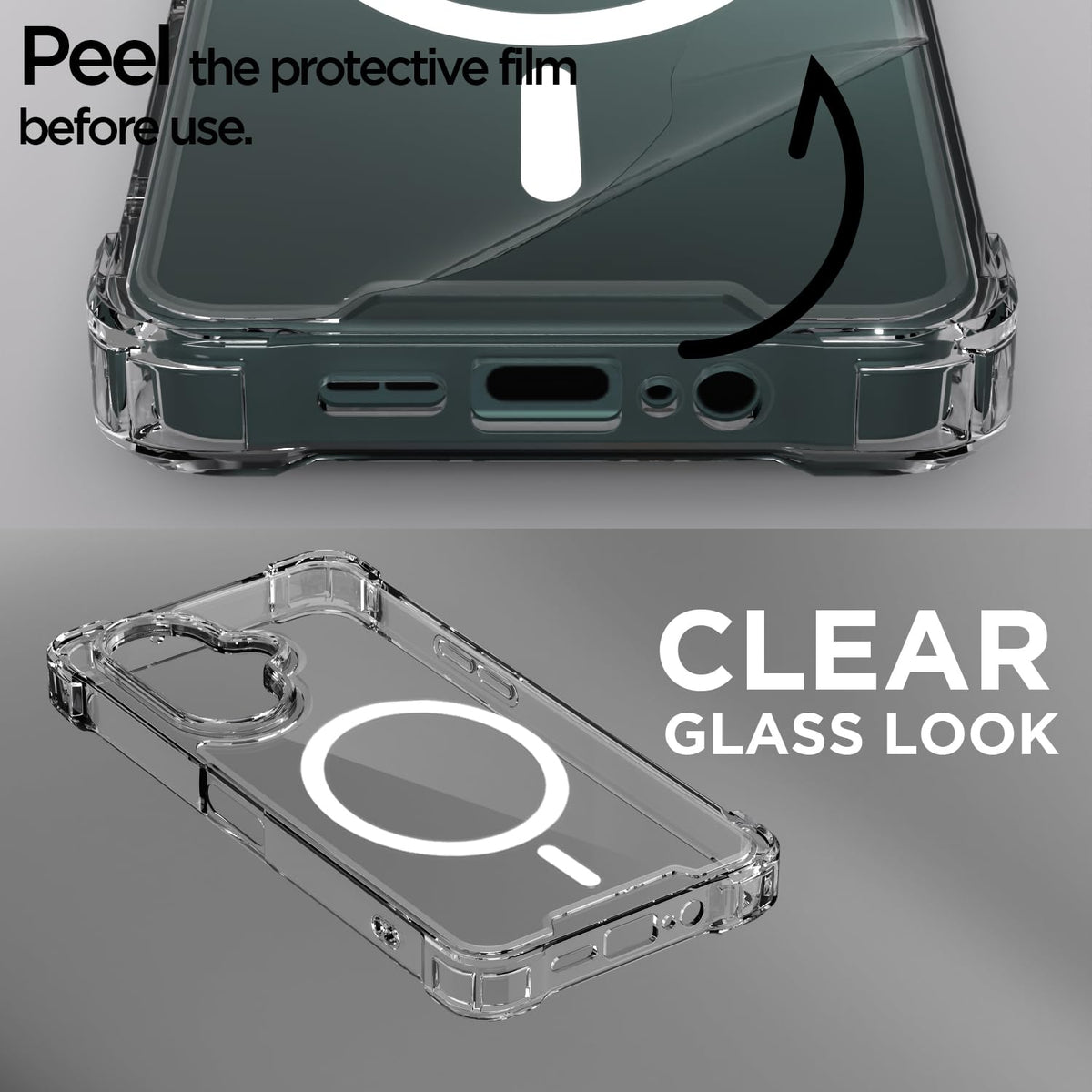 Pikkme OnePlus Nord CE 3 Lite/Nord N30 5G transparent mag-safe back cover – photo 3