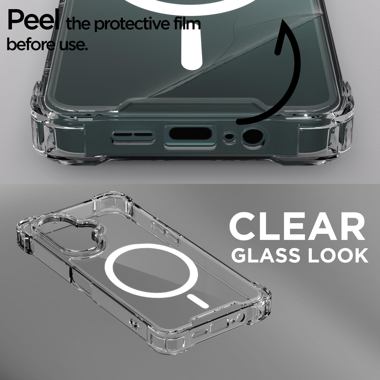 Pikkme OnePlus Nord CE 3 Lite/Nord N30 5G transparent mag-safe back cover – photo 3
