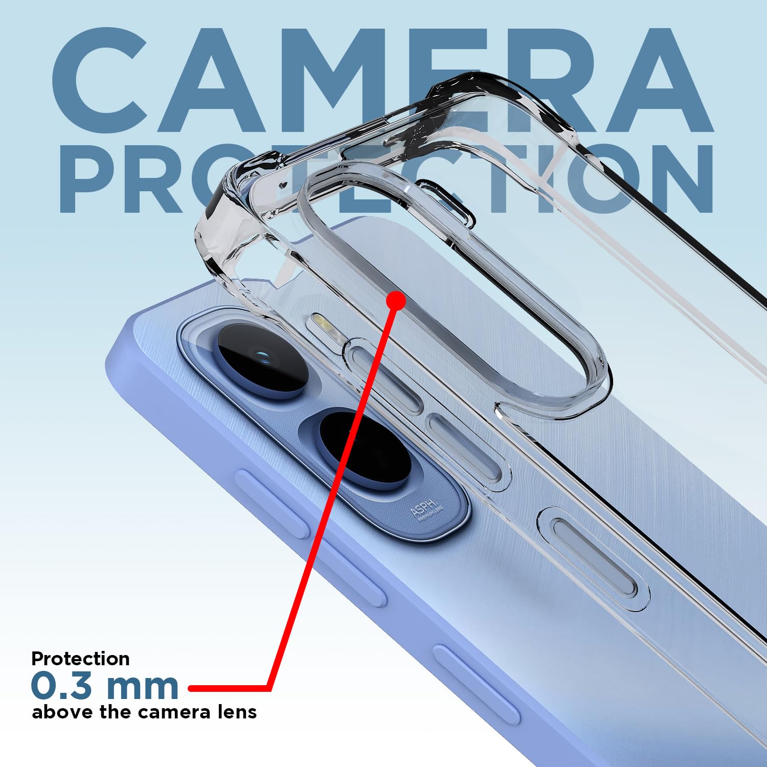 Transparent PC-TPU phone cover for Vivo T5 Pro 5G – Pikkme – photo 5